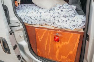 Dodge Ram Promaster City Van Conversion Shelves and storage
