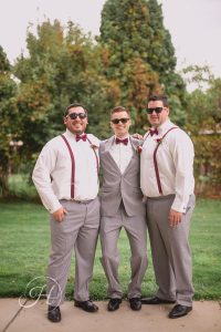 Downtown Boise wedding photography wedding photographer Idaho groom and groomsmen sunglasses