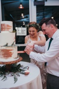 cute cake cutting wedding pictures Los Angeles wedding photographer