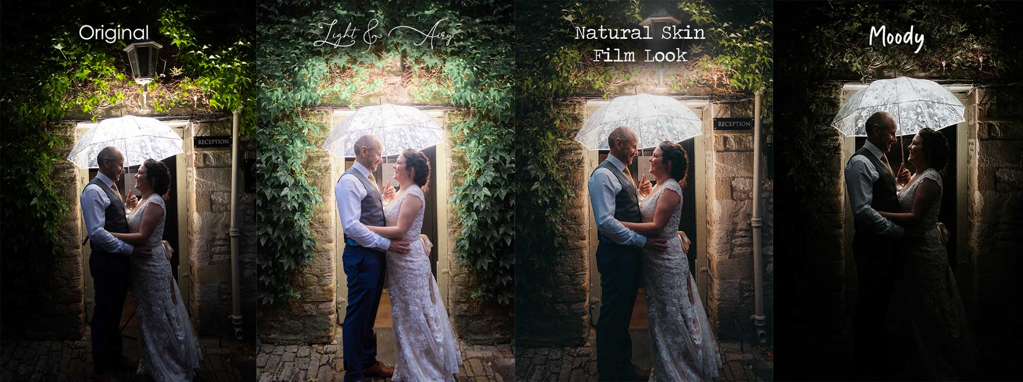 simple explanation of different wedding photography styles