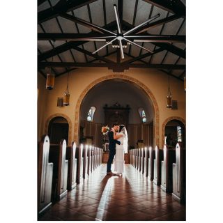 Alyssa + Thomas November 14, 2020 #bride #groom #church #cathedral #wow #backlight #godoxad200 #canon5dmarkiii #canon #couple #cutecouples #covidwedding #kiss #love